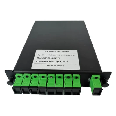 1X2~64 W/O Sc/APC & Upc 1xn Glasfaser-PLC-Splitterpaket