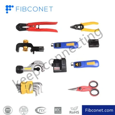 Fibconet praktischer FTTH Optical Fiber Splicing Tool Case Box Tool Kir